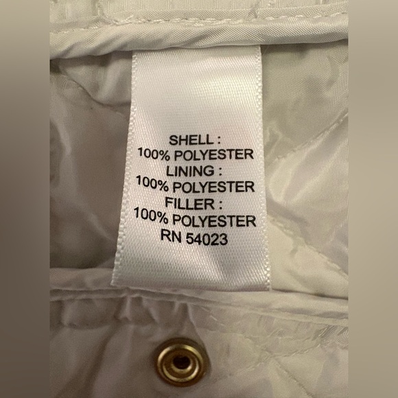 BR White Quilted Puffer Vest + Pima Cotton Black Crewneck Tee Bundle (XS/S) - Picture 5 of 12